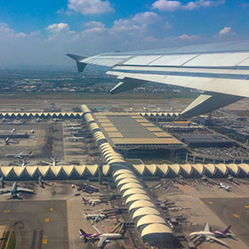 Correspondances de vols aux aéroports de Bangkok 