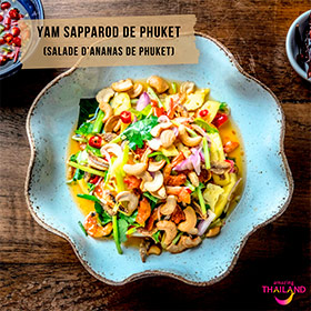 Succulente Yam Sapparod de Phuket