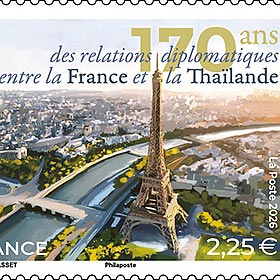 France–Thaïlande : 170 ans d’amitié célébrés par 2 timbres d’exception