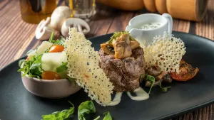 La Gritta beef tenderloin with parmasan